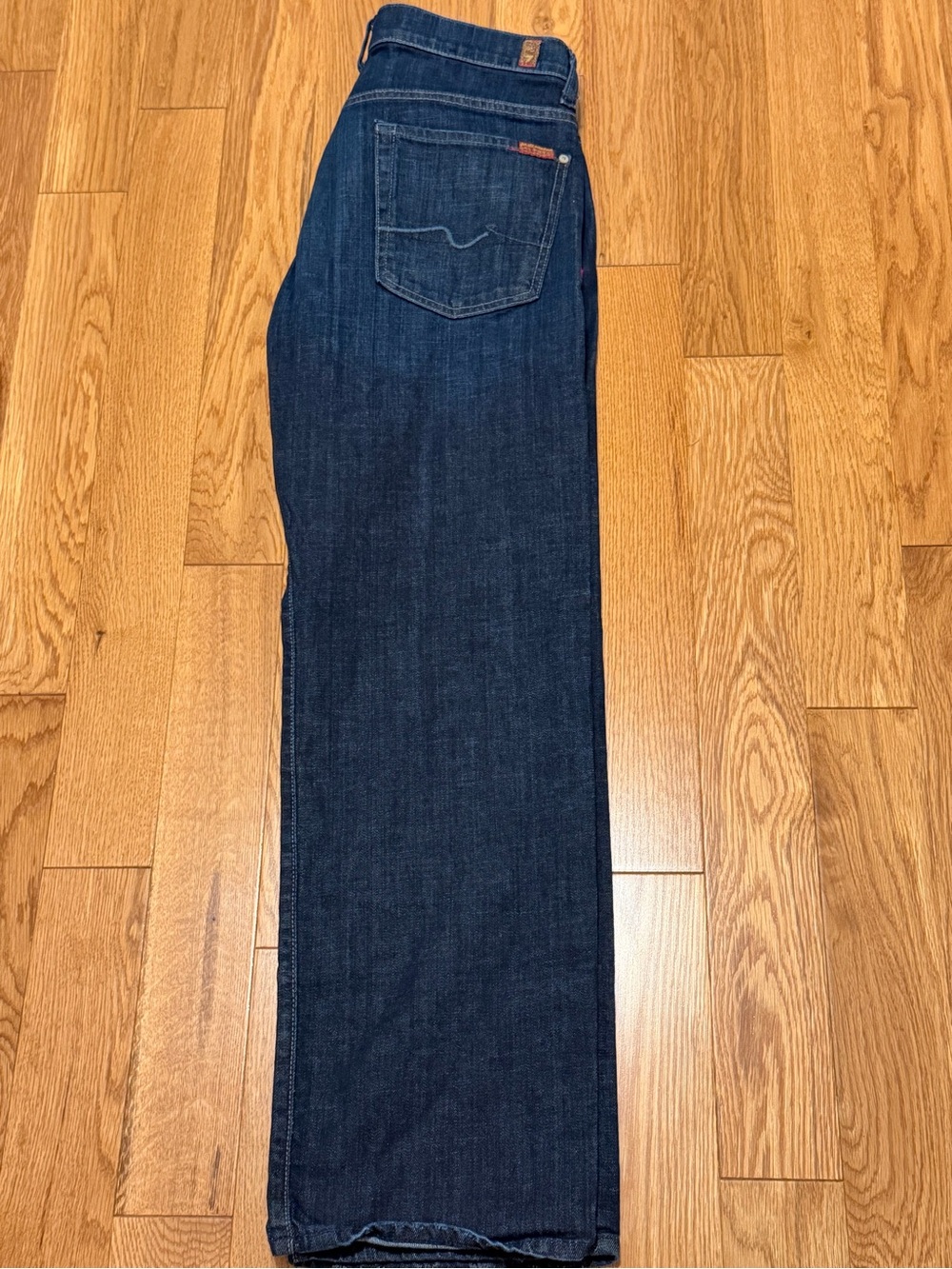 7 For All Mankind Men’s Straight Jeans - Dark Blue